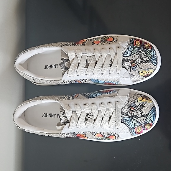 NWOT Johnny Was Butterfly Sneakers - Picture 3 of 5